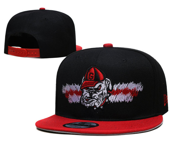 Georgia Bulldogs Stitched Snapback Hats 005